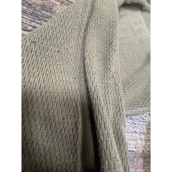 Morgan Arctex Mens Thermal Shirt Waffle Knit Long Sleeve Olive Green XL 4338 - Picture 3 of 7